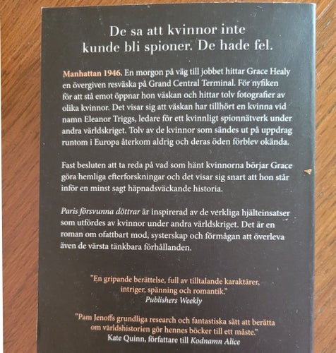 Paris döttrar av Pam Jenoff, 2019