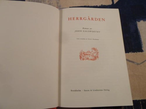 HERRGÅRDEN, J. GALSWORTHY, 1959,  BÖCKER
