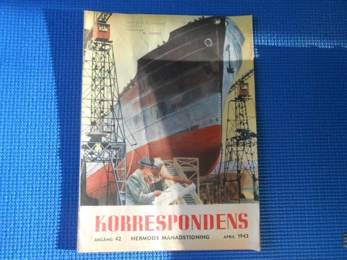Korrespondens april 1943 arbetsstudieman järnvägsman