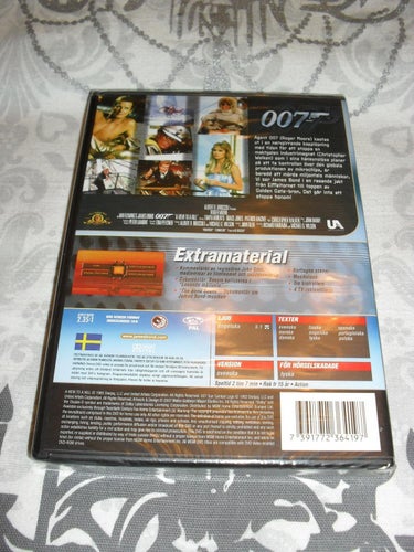 James Bond - Levande måltavla (1985) NY INPLASTAD DVD R. Moore