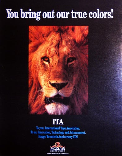 MGM/UA HOME VIDEO - INTERNATIONAL TAPE ASSOCIATION, TIDNINGSANNONS 1990