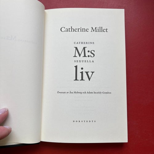 CATHERINE M:S SEXUELLA LIV Catherine Millet 2002