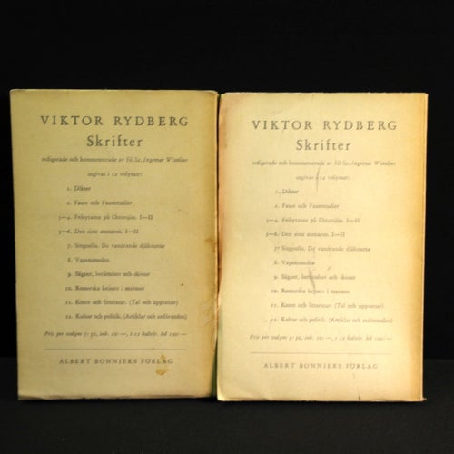 Viktor Rydberg - Kultur och politik | Konst och litteratur