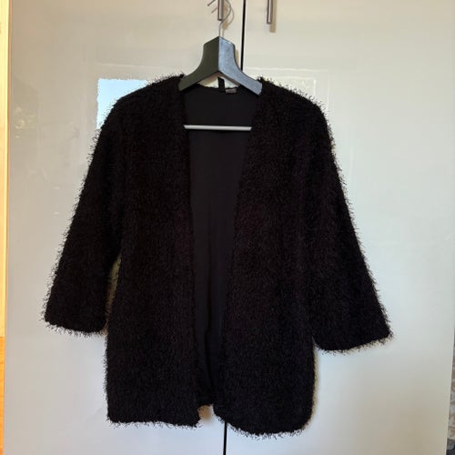 H&M, svart kofta, strl M