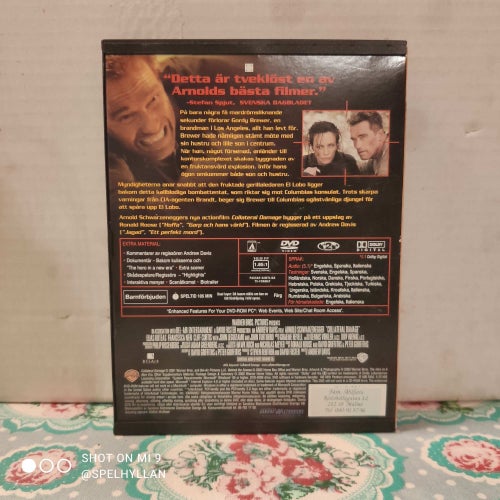 Collateral Damage 2001 Snap Case *Arnold Schwarzenegger* - DVD