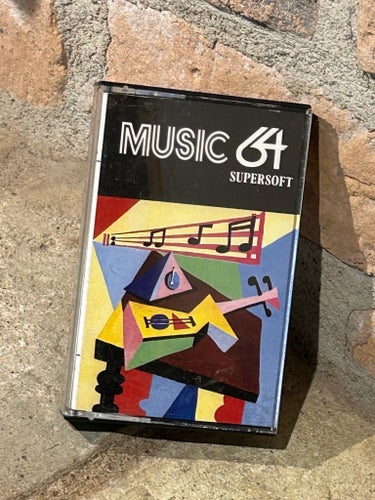 Music 64 Supersoft kassettband, c64, Supersoft