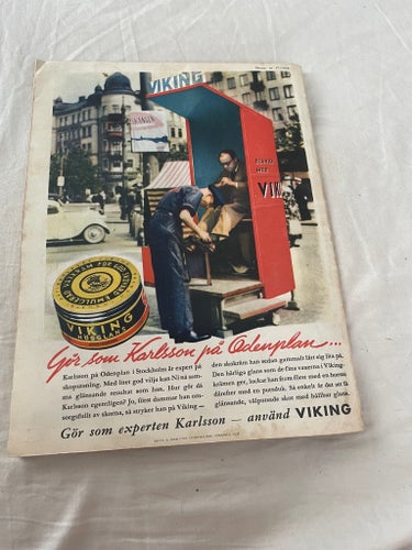 Tidning Husmodern Nr 37 1938