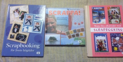 3 böcker om Scrapbooking