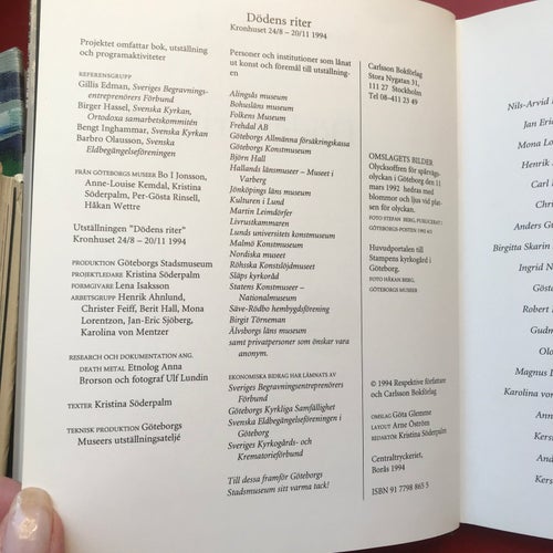 DÖDENS RITER Kristina Söderpalm 1994