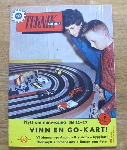 Tidning - Teknik för alla Nr.9 1960
