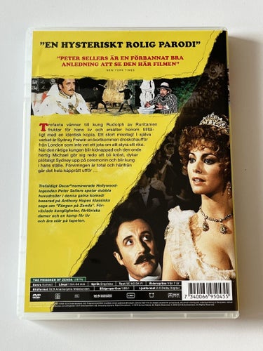 Fången på Zenda (Peter Sellers & Lynne Frederick, 1979). Beg. DVD
