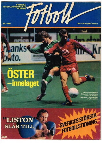 Svenska Fotbollförbundets Tidning FOTBOLL 1982 Nr 1-3