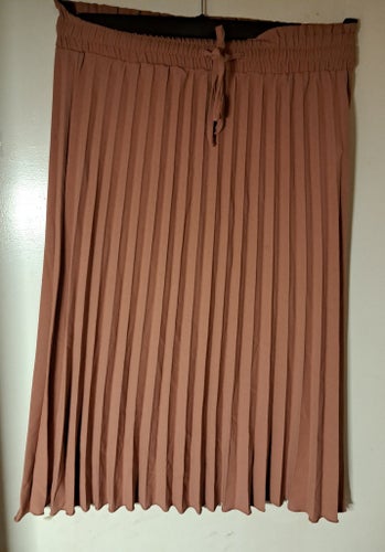 SHEIN brun/lila kjol, storlek S