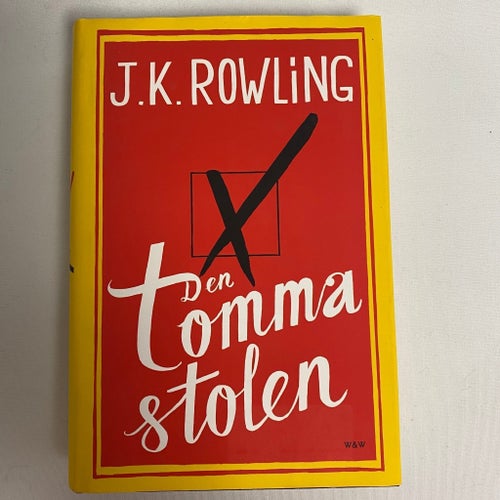 Den tomma stolen av J.K. Rowling, 2012 inbunden samtidsroman