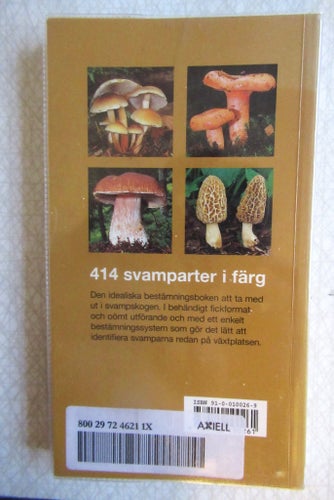 Svampbok: Svampar av Edmund Garnweidner och Stig Jacobsson, 1991