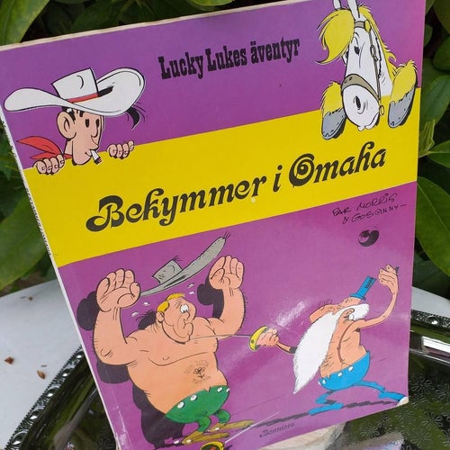 Lucky Lukes äventyr Bekymmer i Omaha Albert Bonnier 1976