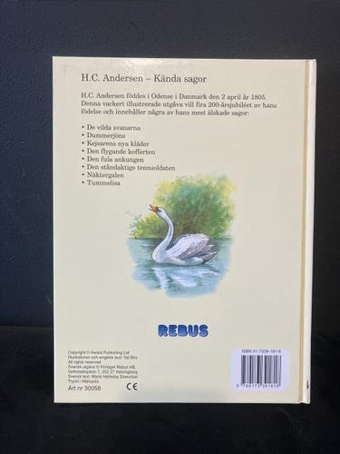 Bok - Kända sagor av H.C. Andersen