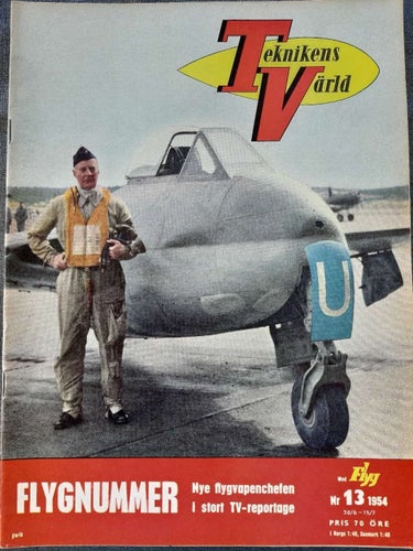 Teknikens Värld nr 13 1954: Fiat 1400 D, Parilla Veltro