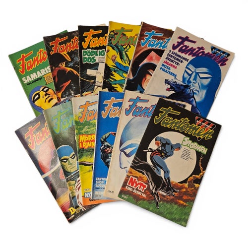 Fantomen Serietidningar - 12 st 1977-1978