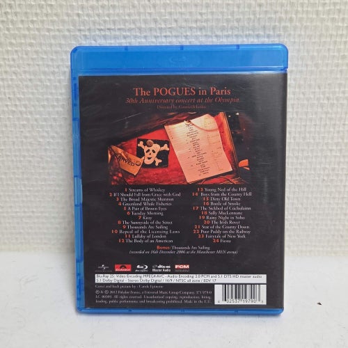 The Pogues in paris, 30th anniversary Concert at the Olympia Blu-ray