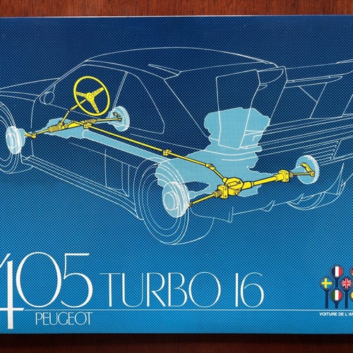 Peugeot 405 Turbo 16 Pikes Peak Presskit - sista exemplaret!