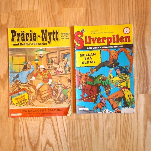 Prärie-Nytt med Buffalo Bill-serier & Silverpilen 1979 Clint Eastwood