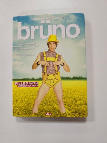 Brüno (DVD) – Med Pappfodral & Massor av Extramaterial! Sacha Baron Cohen