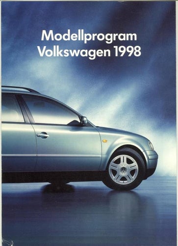 Modellprogram Volkswagen 1998.