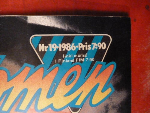FANTOMEN, NR 19 - 1986, TIDNING