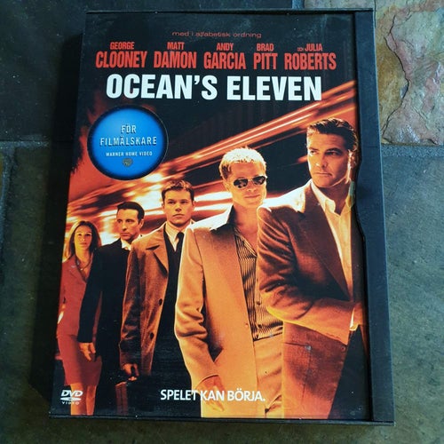 Ocean's Eleven (2001) -Snapcase DVD- George Clooney, Brad Pitt, Julia Rober - VG
