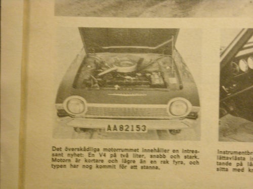 test av nya Ford Corsair V4 från 1966