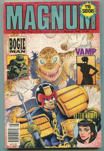 Magnum 1991 nr 5 Judge Dredd, Vamp, Bogie man, Peter Kampf