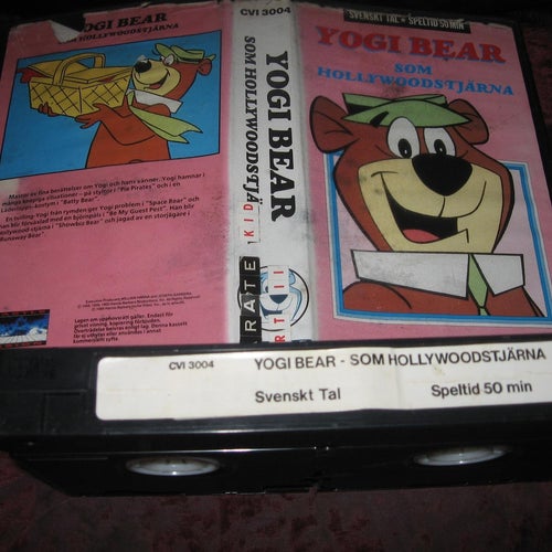 YOGI BEAR SOM HOLLYWOODSTJÄRNA (SVENSKT TAL) VHS