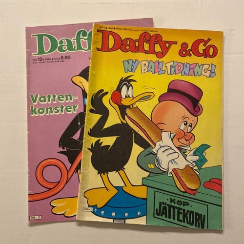 Daffy & Co: Ny Balltidning! (Nr1 1985) & Nr12 1986