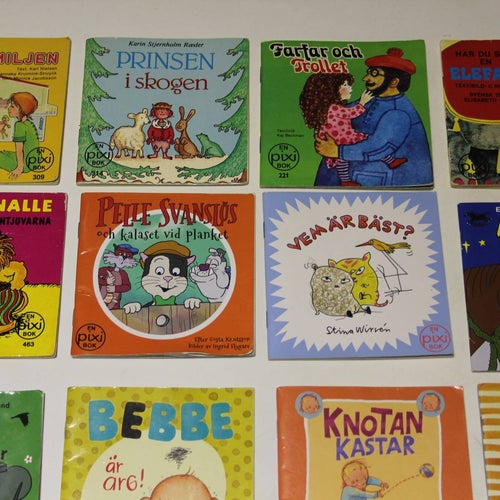 PIXI BÖCKER 12st - se bilder för titlar!