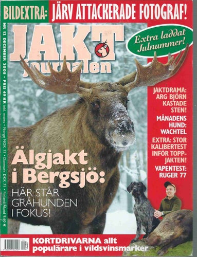 JAKT JOURNALEN - NR 12 2008- ÄLGJAKT ....