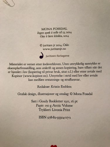 DEN GULE DØREN Mona Fossdal 2014