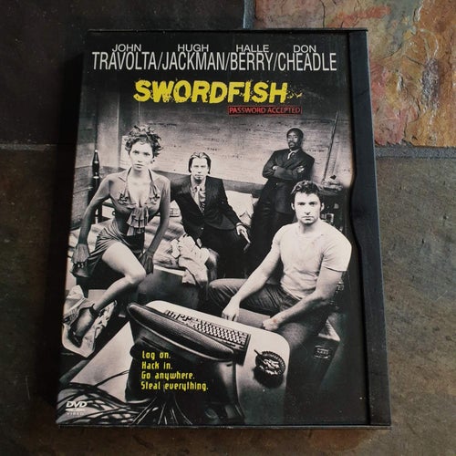 Swordfish (2001) -Snapcase DVD- John Travolta, Hugh Jackman - VG
