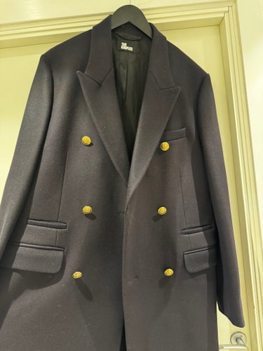 The Kooples/ blå kappa, storlek 52
