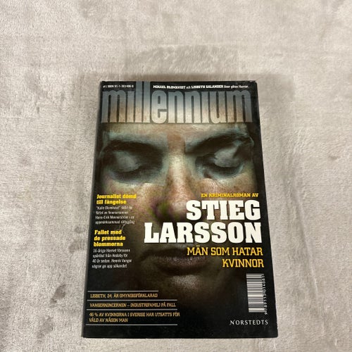 Stieg Larsson – Män som hatar kvinnor | Inbunden | Millennium | ISBN 97891130140