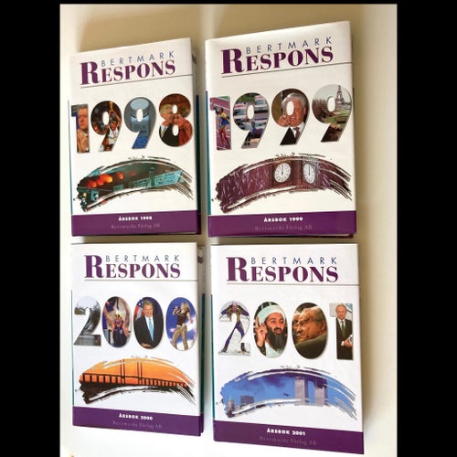 Bertmark Respons Årsbok 1998, 1999, 2000, 2001