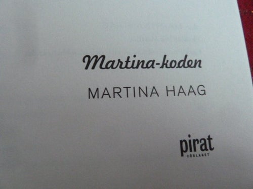 MARTINA-KODEN, MARTINA HAAG, 2006, BOK, BÖCKER