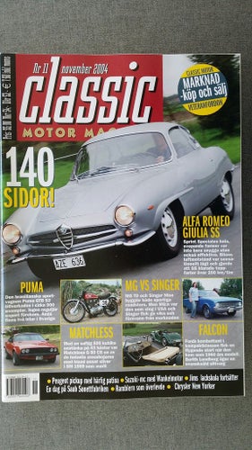 Classic Motor 11 2004: Chrysler New Yorker -70, Ford Falcon -60, Matchless G 80