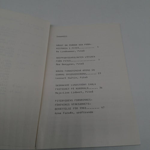 Pitebygdens fornminnesförening årsbok 1982/83