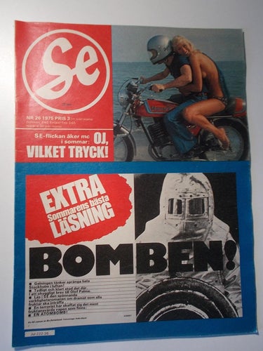 SE Nr. 26 1975 Ahlgrens bilar foto av Lennart Nillson, Kungen