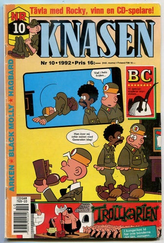 Knasen 1992 nr 10 Hagbard, Rödöga, Fröbergs, Black Molly