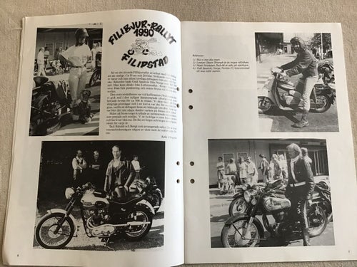MED MOTORCYKEL DÅ OCH NU 5/90 MCHK,FILIBJUR RALLYT,GUNNARSKOG RALLY,DALARALLYT,