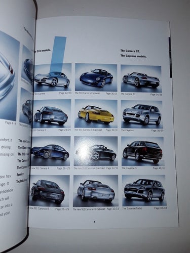 Porsche The Models broschyr / bok