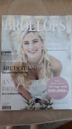 tidskrift BRÖLLOPSMAGASINET fest !