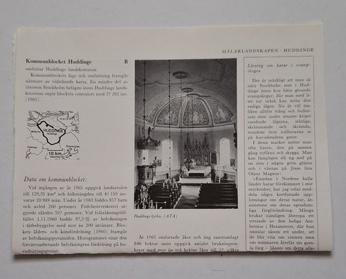 HUDDINGE och TUMBA